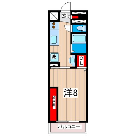 YsフラッツNCの物件間取画像